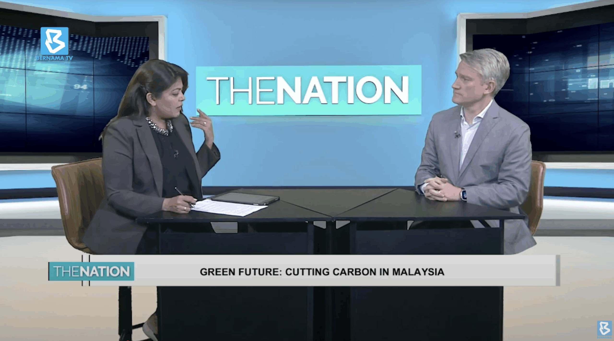Bernama TV on sustainable logistics within Malaysia